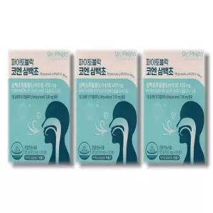 [보리담다] 닥터파이토 파이토블락 코엔 삼백초 500mg x 60정 LHF618 3박스