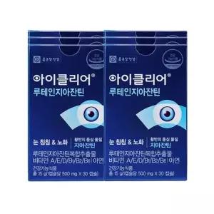 [하프클럽/기타]종근당건강 아이클리어 루테인지아잔틴30캡슐 6박스