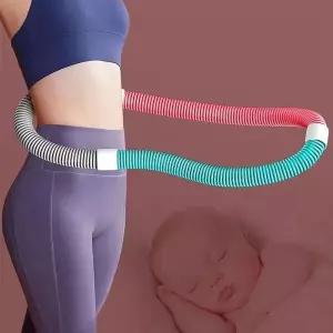실내운동 허리 다리 가슴 스프링 훌라후프 무소음