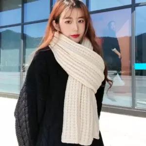 오너클랜 니트 목도리 여성 두꺼운 빅 뜨개 머플러 커플 목도리 니트목도리 여자목도리 여성목도리