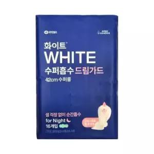 안심대 화이트 수퍼흡수 수퍼롱 오버나이트 -O 42cm 16P