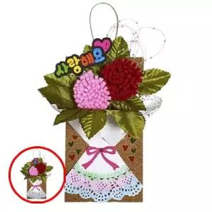 헤이지 C0302 이션 꽃 바구니 콜크벽걸이 만들기 카네이션꽃만들기 스승의날카네이션만들기 카네이션꽃다발