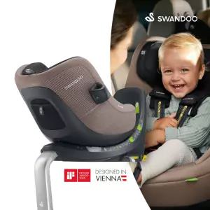스완두 마리5 메쉬 아이사이즈 신생아 회전형 카시트 (ISOFIX)