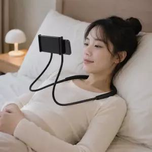 홀렌 거북목예방 목에거는 스마트폰 휴대폰 넥 거치대