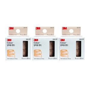 3M 코반 coban 1581PP 1인치 낱개 2.5cmX4.5m(2롤) [3세트]