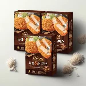 쉐푸드 국내산 수제 투툼한 등심통돈까스 300g, 3개 에어프라이어 맥주안주