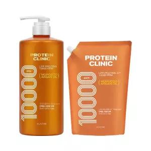 엘라스틴 프로틴클리닉 고영양 샴푸 용기 1000ml +리필 900ml