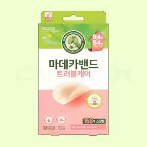 동국제약 마데카 밴드 트러블케어 168매 대용량 여드름 패치 스팟형 원형