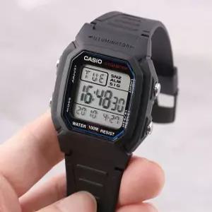 Casio W-800H-1A 디지털 시계 [세금포함] [정품] | 100M Water Resistant LED 라이트 명품시계 패션시계 손
