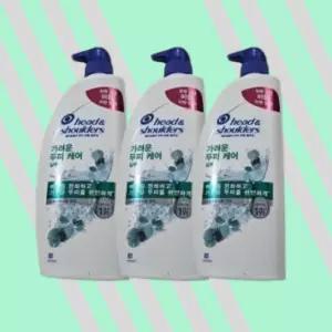 헤드앤숄더 가려운 두피케어 샴푸 850ml 3개 두피 약산성 비듬 정수리냄새 초등학생 청소년