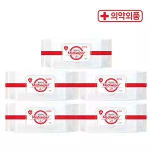 (의약외품)메디와이퍼 손소독티슈 80매 캡형 5개세정제 소독제 티슈제 크리너 방역용 방역물