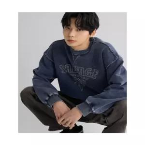 에잇세컨즈 인디고 다잉 스웨트셔츠 블루 5978747
