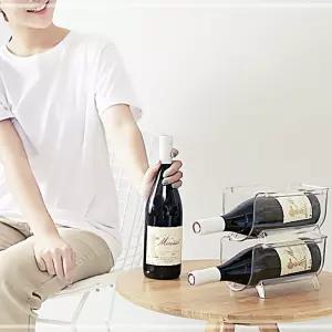 키밍 투명 와인 랙 거치대 홀더 보관함 와인병