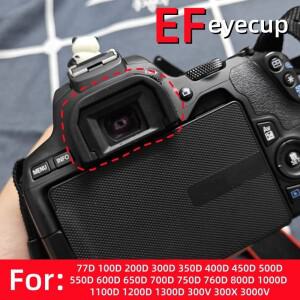 캐논 200D 77D 750D 1300D SLR 카메라 액세서리용 고무 EF 아이컵 아이피스 보호 캡