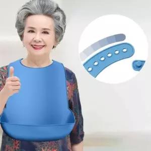성인용턱받이 노인 실리콘 성인방수턱받이 턱받이