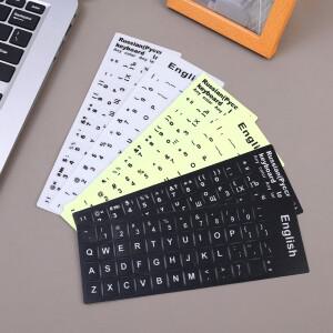 야광 키보드 문자 스티커 액세서리, 노트북 PC 데스크탑 야간 조명, 방진 보호 필름