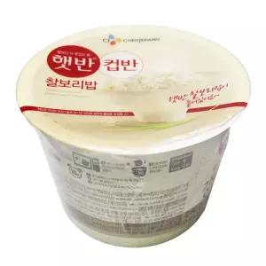 CJ 햇반 컵반 강된장보리비빔밥 가정식반상 280g