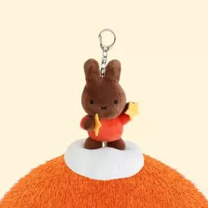 미피 드림 키링 인형 13cm - 스탠딩 브라운