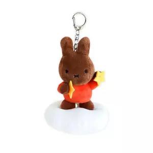 미피 드림 키링 인형-브라운 스탠딩