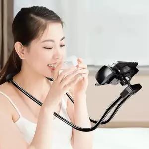 누워서 코브라 목걸이 침대 핸드폰 목걸이 거치대