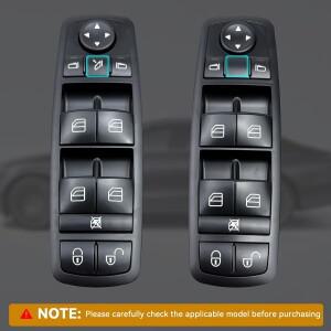 벤츠 W169 A 클래스 W245 B A1698206710용 운전석 창문 스위치 파워 마스터 컨트롤 (전동 접이식 미러)