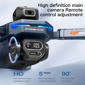 2025 신형 GT8 FPV 드론 GPS 8K 프로페셔널 HD 360 ° 듀얼 카메라 5G WIFI 브러시리스 모터 장애물 회피