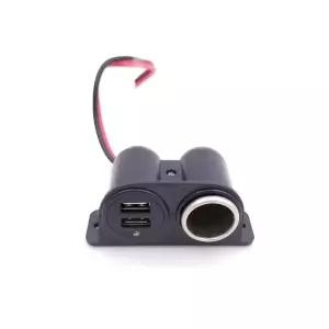 MGC-04 시거잭 소켓 방수 시거잭 연결 USB 차량용 충전기