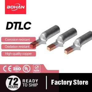 DTLC-구리 알루미늄 바이메탈 용접 압축 와이어 커넥터 터미널 C45 회로 차단기 마찰 크림프 케이블 러그용
