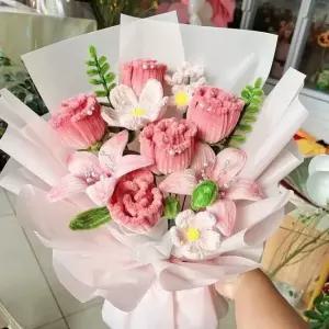 오너클랜 모루 꽃다발 만들기 키트 입학식 졸업식 DIY 재료 부자재 조화꽃다발 졸업식꽃다발