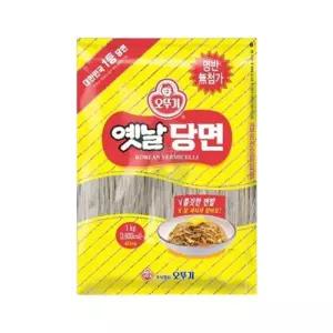 오뚜기 전골요리 한식 찜닭 면요리 중화 실속 당면 옛날 당면 1kg 1개