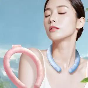 28도 넥쿨러 냉감 아이스 넥밴드 아이스링 목걸이형 여름 야외