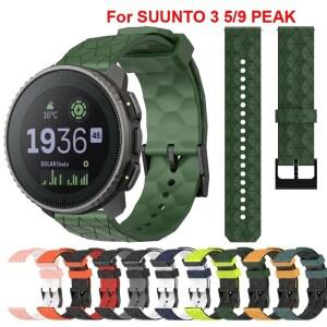 20mm 실리콘 스포츠 스트랩 SUUNTO VERTICAL 시계줄 스트랩 9 5 PEAK PRO 3 피트니스 RACE DLC 소프트 팔찌