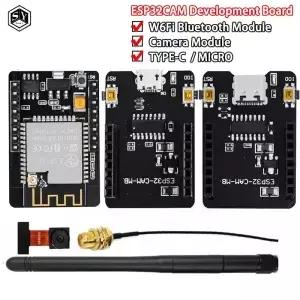 ESP32CAMMB ESP32CAM 와이파이 블루투스 모듈 카메라 개발 보드 아두이노용 OV2640 2MP