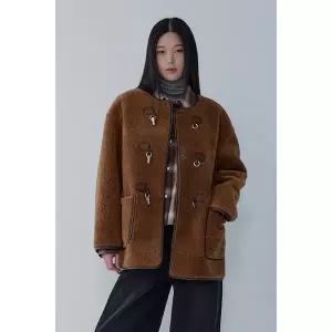 VOV 보브 신세틱 퍼 토글 하프 자켓 7155475003 1148966