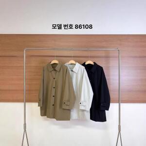 얍스토어 여성 하프 트렌치코트 봄 카고풍 터틀넥 코트