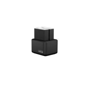 GoPro 듀얼 배터리 충전기 + 엔듀로 (HERO12 /HERO11 /HERO9 /HERO10 2개 액세서리 - 블랙 공식 블랙)