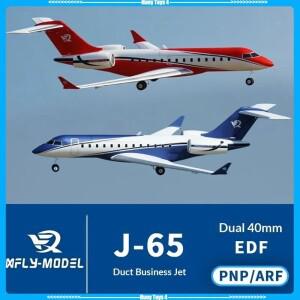 2026 Xfly 전기 RC 고정익 비행기 듀얼 40mm J65 비즈니스 제트 모델 항공기 야외 취미 애호가용 PNP