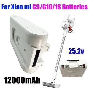 2026 새로운 25.2V 충전식 리튬 이온 배터리 팩 12000mAh Xiaomi Mijia G9 G10 무선 진공 청소기 액세서리