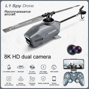 4D-L1 스파이 드론 8k 프로페셔널 듀얼 카메라 옵티컬 플로우 벨트 4방향 싱글 블레이드 에일러론 사진 촬