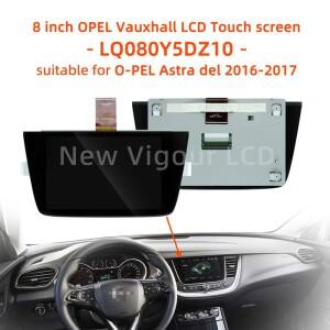 8인치 2017 O-PEL Astra k Vauxhall DVD GPS 네비게이션 디스플레이 용 LCD LQ080Y5DZ10 스크린 교체