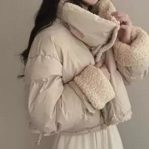 양면 뽀글이 무스탕 겨울 여성 리버시블 뽀글이자켓 후리스 점퍼 숏패딩