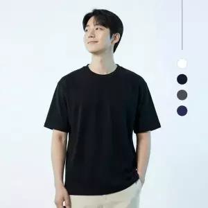 [하프클럽/알티피아]여성 여름반팔면티 헬스반팔티셔츠 기본 베이직 쿨링 모달 스판 무지 라운드 반팔티