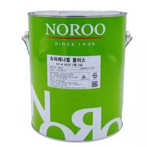노루 슈퍼에나멜 플러스 진밤색 유광 4L 소량페인트 셀프페인팅