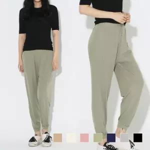 [깨비몰][깨비몰]여성 데일리 디털스 골지 조거팬츠 밴딩바지 7컬러 (8779663A)