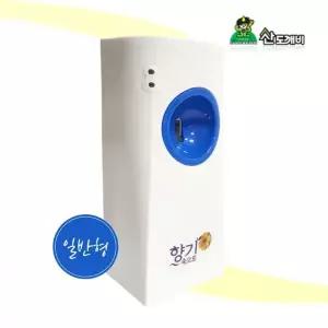[하프클럽/알티피아]흰색 자동분사기 파란색분사구 가정용 업소용 탈취제 자동 센서형 화장실 건전지
