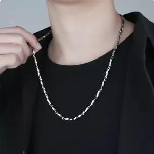 [벨가][벨가] 써지컬스틸 꽈배기 대나무 체인 목걸이 (12247832A)