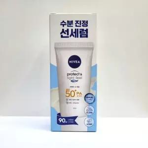 썬밤 썬크림 니베아 수분진정 자외선차단 90ml 프로텍트 선세럼
