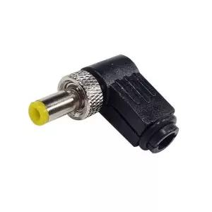 커넥터 전원 ㄱ자형 제작용 SDP100 나사 잠금 잭 플러그 DC 5.5x2.1-2.5mm