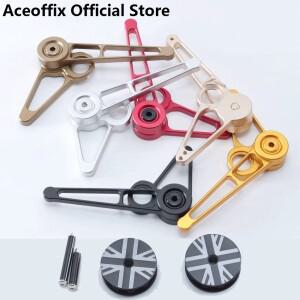 Aceoffix 자전거 리어 드레일러, 브롬톤 체인 텐셔너, 변속기 가이드 휠 포함, 알루미늄 합금 Ts04, 1-3 속