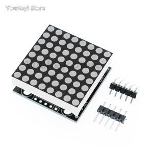 MAX7219 8*8 도트 매트릭스 모듈 적색광 마이크로 컨트롤러 디스플레이 Arduino 5V 용 MCU LED 제어